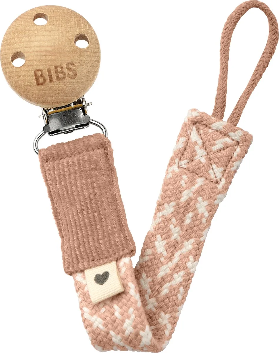 Fopspeenkoord - Blush / Ivory - 0+ maanden van BIBS in Blush, Ivoor – productfoto