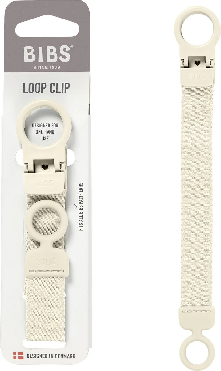 Fopspeenkoord Loop - Past op alle BIBS-fopspenen de BIBS en Ivoire – photo produit