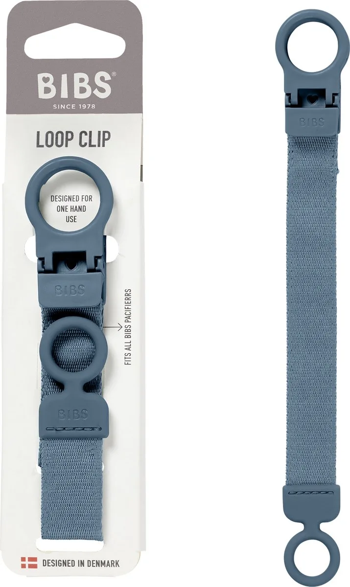 Fopspeenkoord Loop - Past op alle BIBS-fopspenen van BIBS in Petrol – productfoto