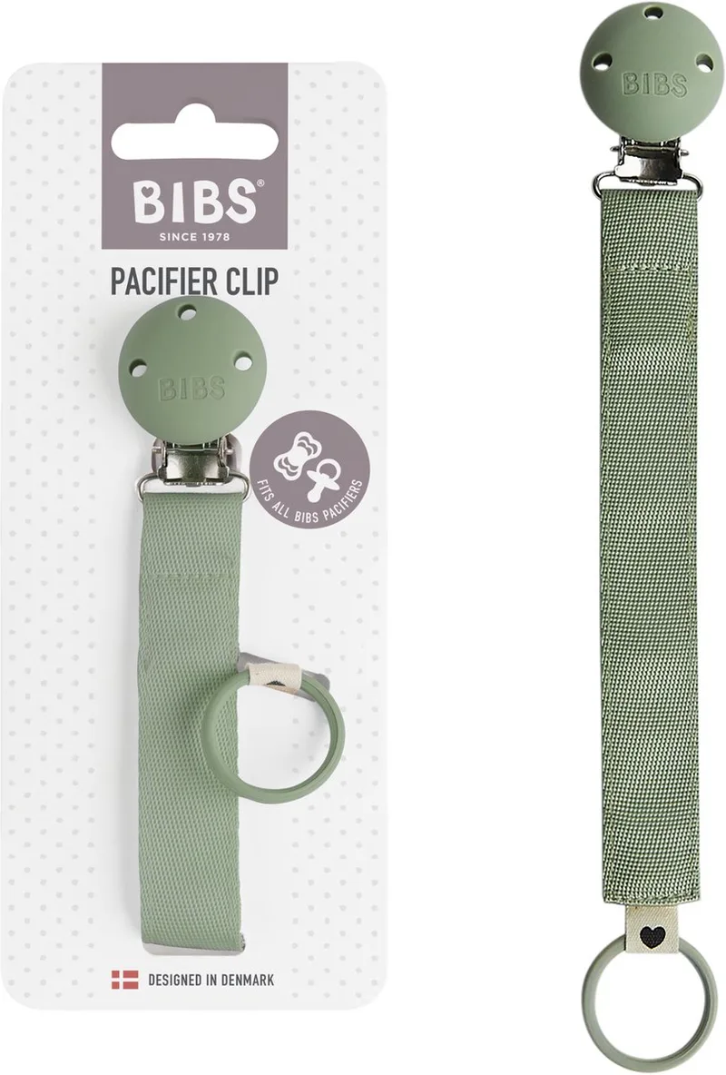 Fopspeenkoord Ribbon - Past op alle BIBS-fopspenen by BIBS in Sage – product photo