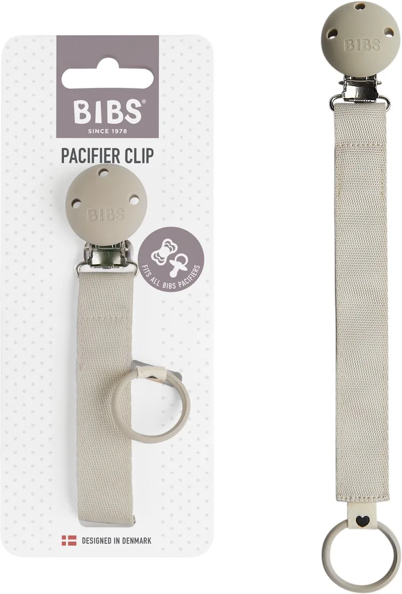 Fopspeenkoord Ribbon - Past op alle BIBS-fopspenen by BIBS in Sand – product photo