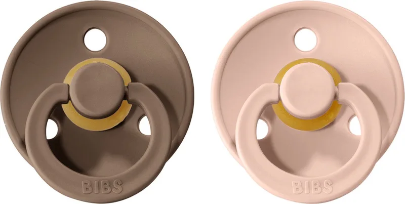 Fopspenen - 6-18 mnd, T2 (Dark Oak de BIBS en Blush – photo produit