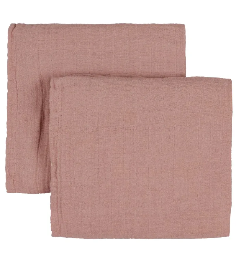 Hydrofiele Doek - 2-pack - 70x70 cm - Blush by BIBS – product photo