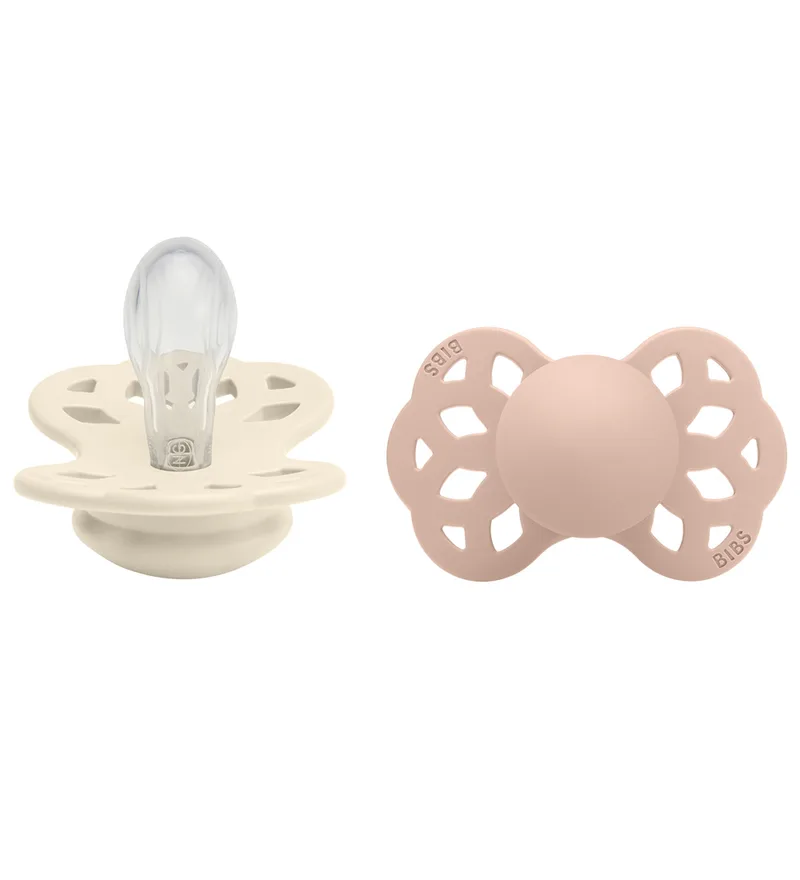 Infinity Fopspenen - 2-pack - Maat 1 - Symmetrisch - Ivory de BIBS – photo produit