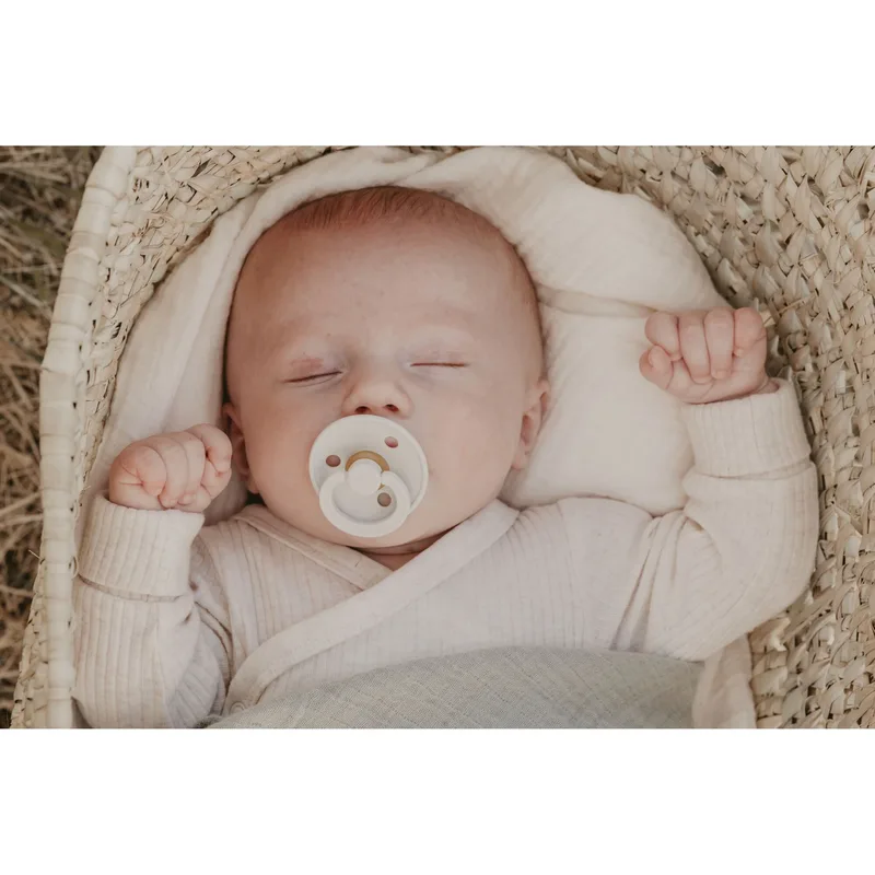 Mulltuch 120x120cm von BIBS in Weiß, 22 × 17 × 4 mm – Produktfoto