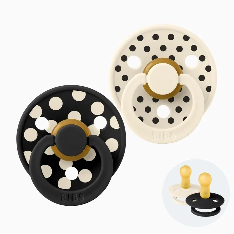 Polka speen, ivory/black van BIBS – productfoto