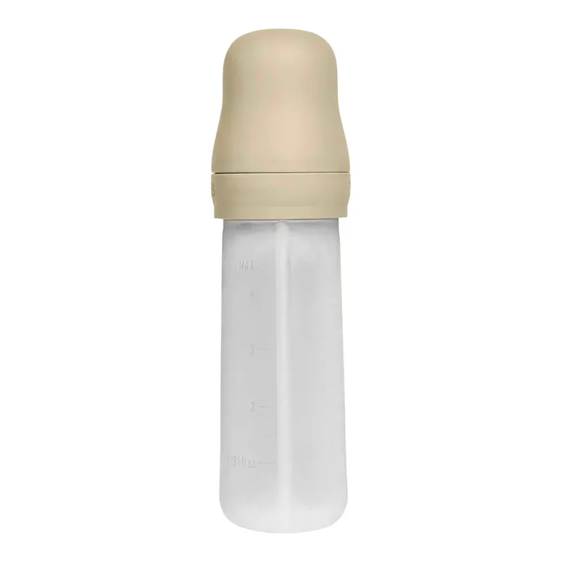 Knijplepel voor zelf voeden - 6+ mnd - Vanilla van BIBS in Beige, 7,7 × 5 × 18 mm – productfoto