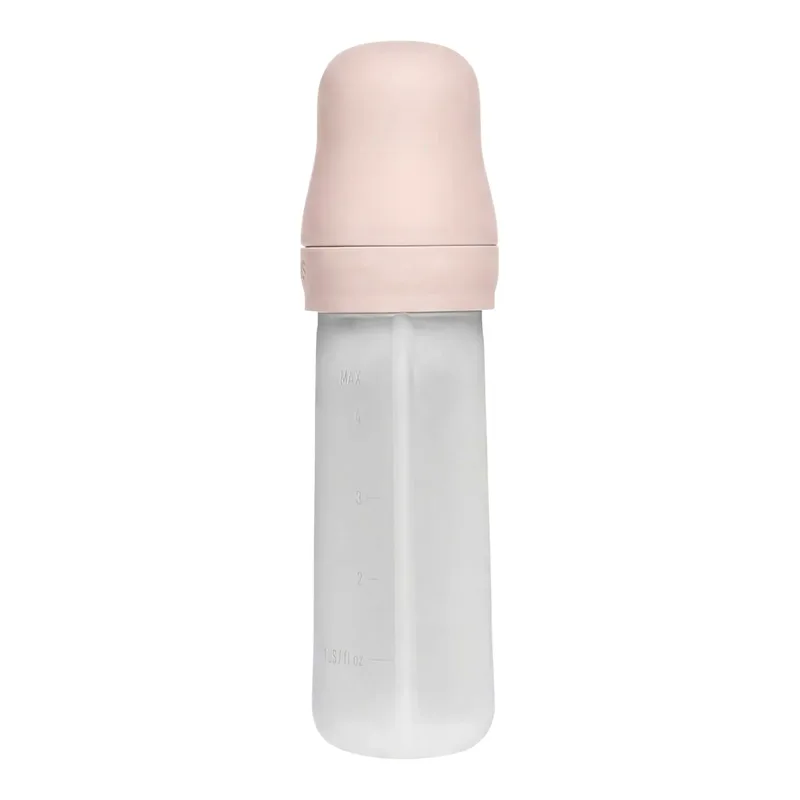 Knijplepel voor zelf voeden - 6+ mnd - Petal van BIBS in Roze, 7,7 × 5 × 18 mm – productfoto