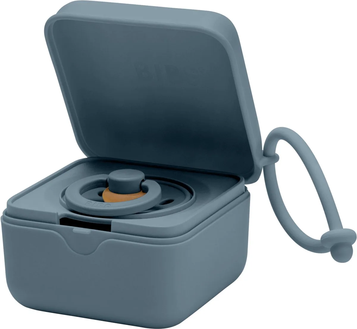 Speenhouder - Pacifier Box - 1 stuk van BIBS in Petrol – productfoto