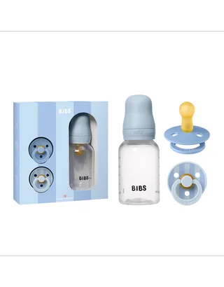 Strooien - Cadeauset - Fopspenen/Babyflesje - Baby Blue van BIBS – productfoto 3 van 4