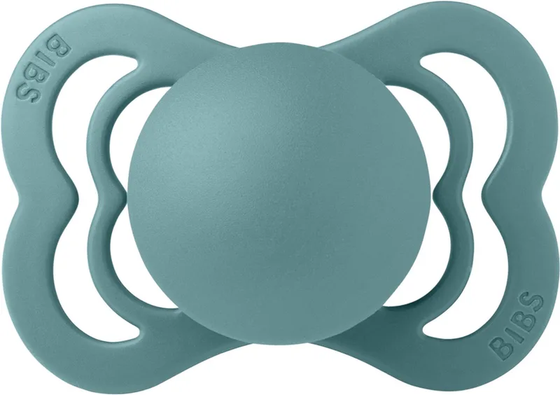 Supreme Fopspeen - Maat 1 0-6 maanden - Latex de BIBS en Island Sea – photo produit