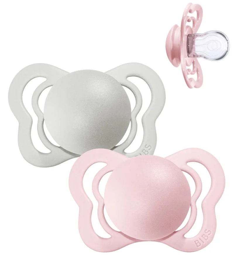 Supreme+ Fopspenen - 2-pack - Maat 1 - Symmetrisch - Haze/B by BIBS – product photo