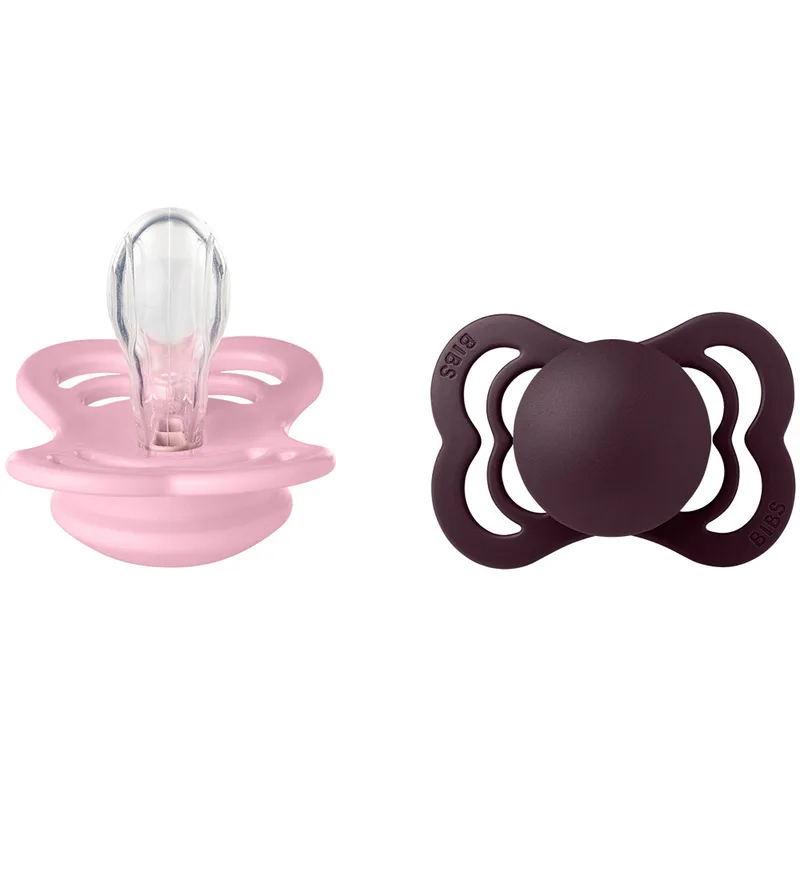 Supreme+ Fopspenen - Maat 1 - Symmetrisch - 2-pack - Baby P by BIBS – product photo