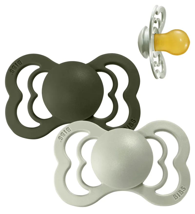 Supreme+ Fopspenen - Maat 2 - 2-pack - Symmetrisch - Sage/H by BIBS – product photo