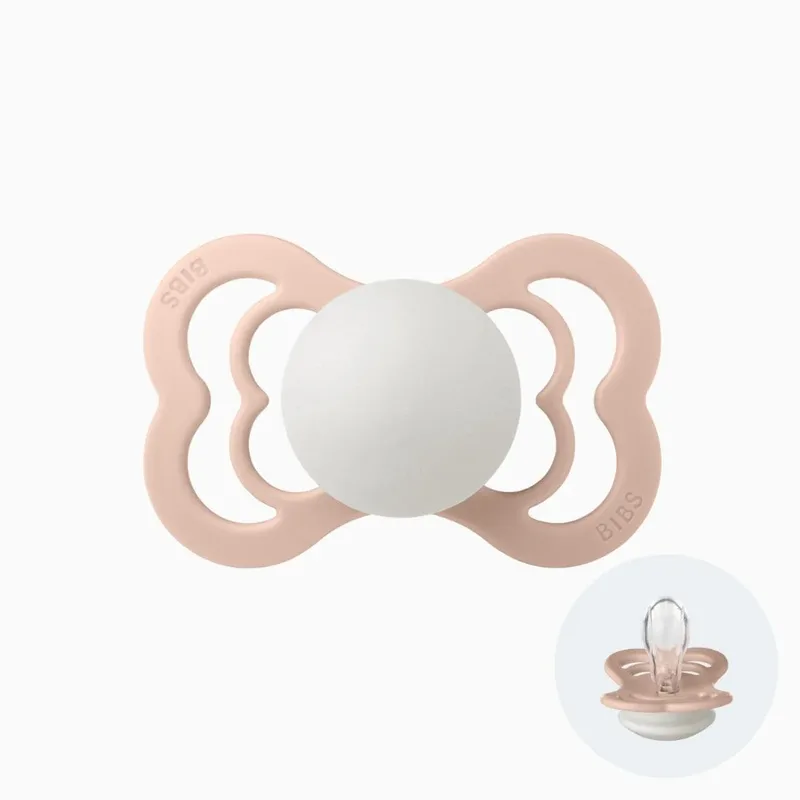 Supreme siliconen speen - blush night van BIBS – productfoto