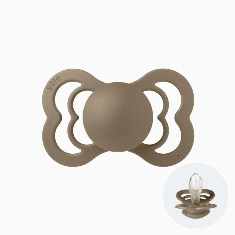 Supreme siliconen speen - dark oak de BIBS – photo produit