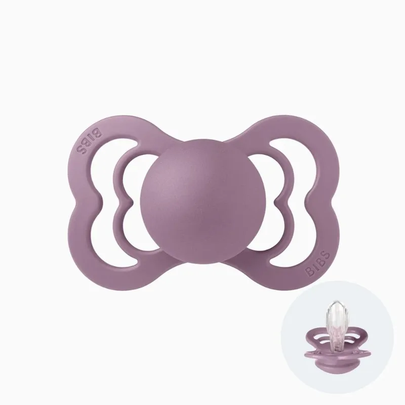 Supreme siliconen speen - mauve de BIBS – photo produit