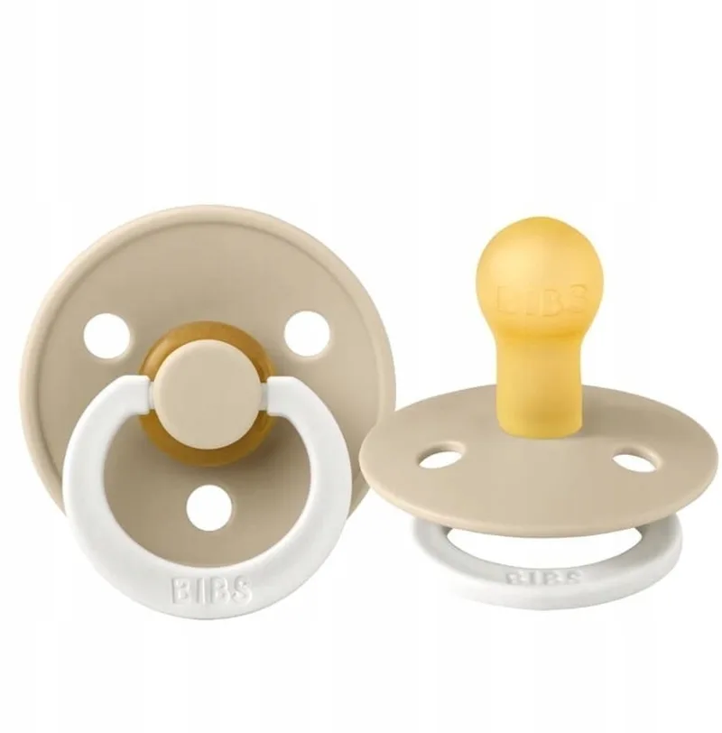 Vanille Glow in Dark Speen - Maat S, Natuurlijk Rubber by BIBS – product photo