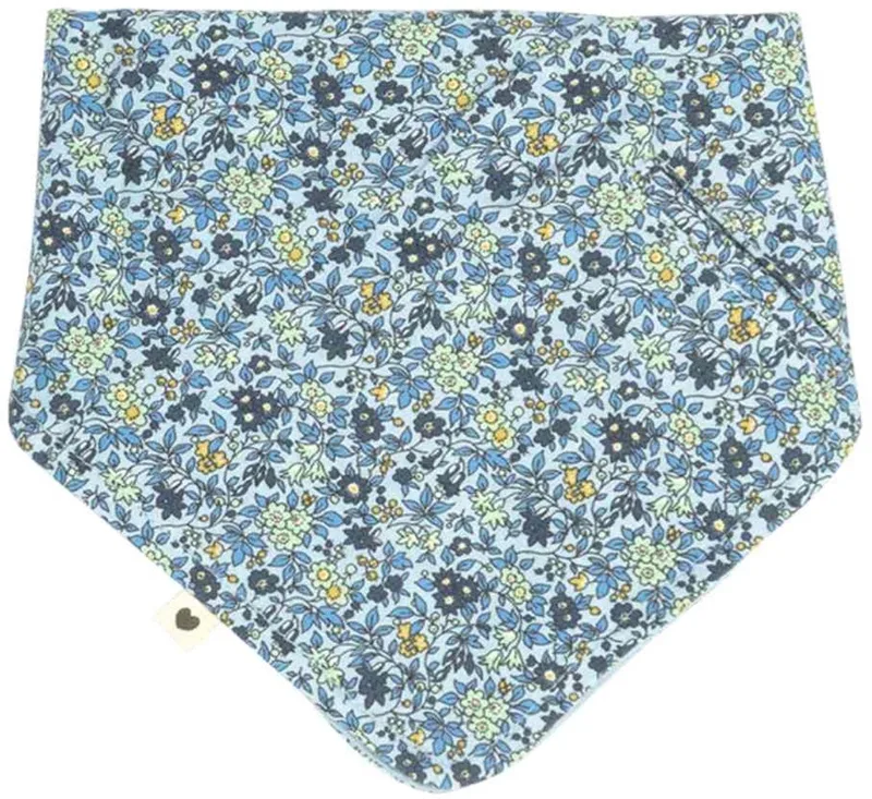 x Liberty Bandana slab - Chamomile Lawn van BIBS in Baby Blue – productfoto