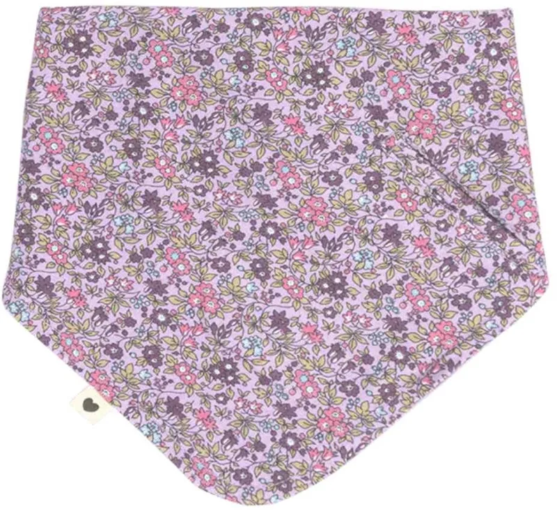 x LIBERTY Bandana slab - Violet Sky van BIBS in Chamomile Lawn – productfoto