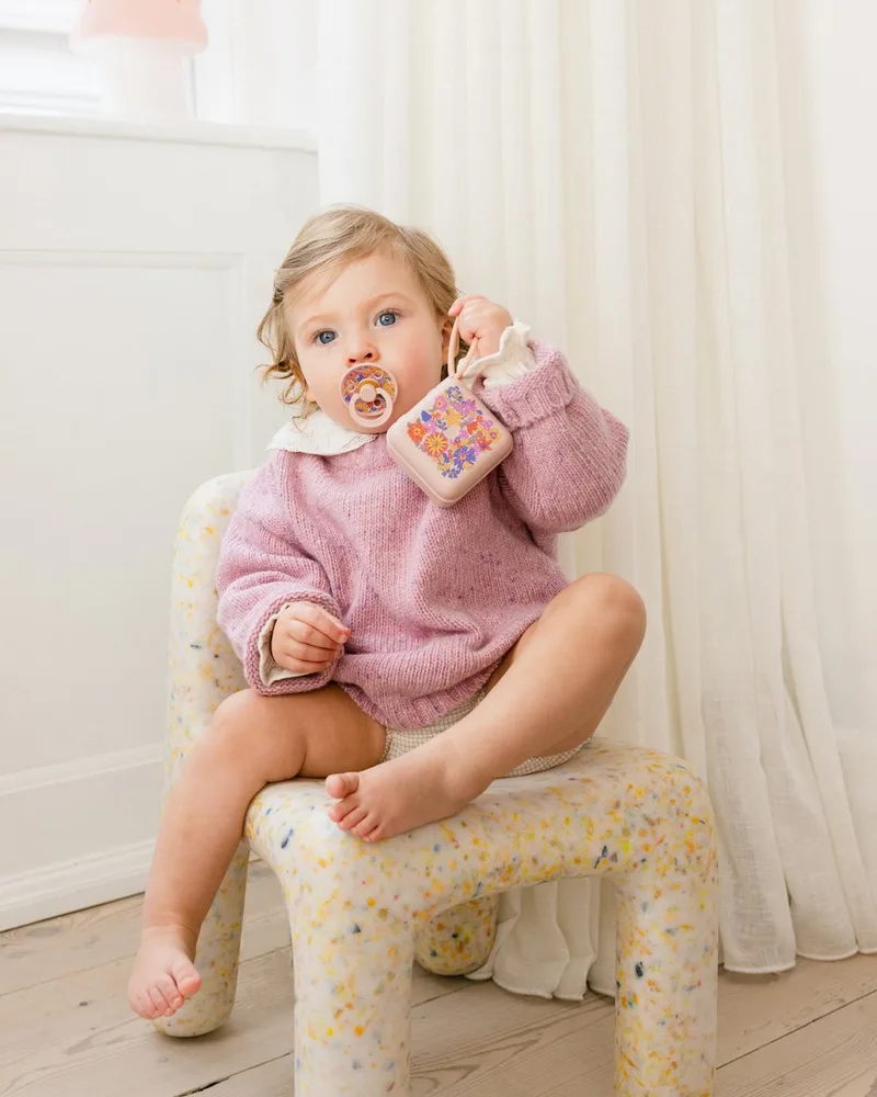 x Liberty Colour Fopspeen - 0-6 mnd - 2-pack - Rond - June Blossom/Blush de BIBS en June Blossom Blush Mix – photo produit 1 sur 6