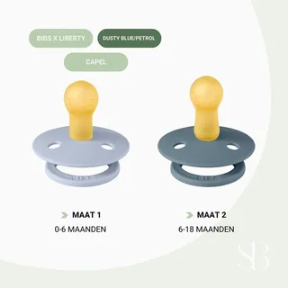 X Liberty Colour Fopspenen - 2-pack - Maat 1 - Rond - Capel by BIBS – product photo 2 of 4