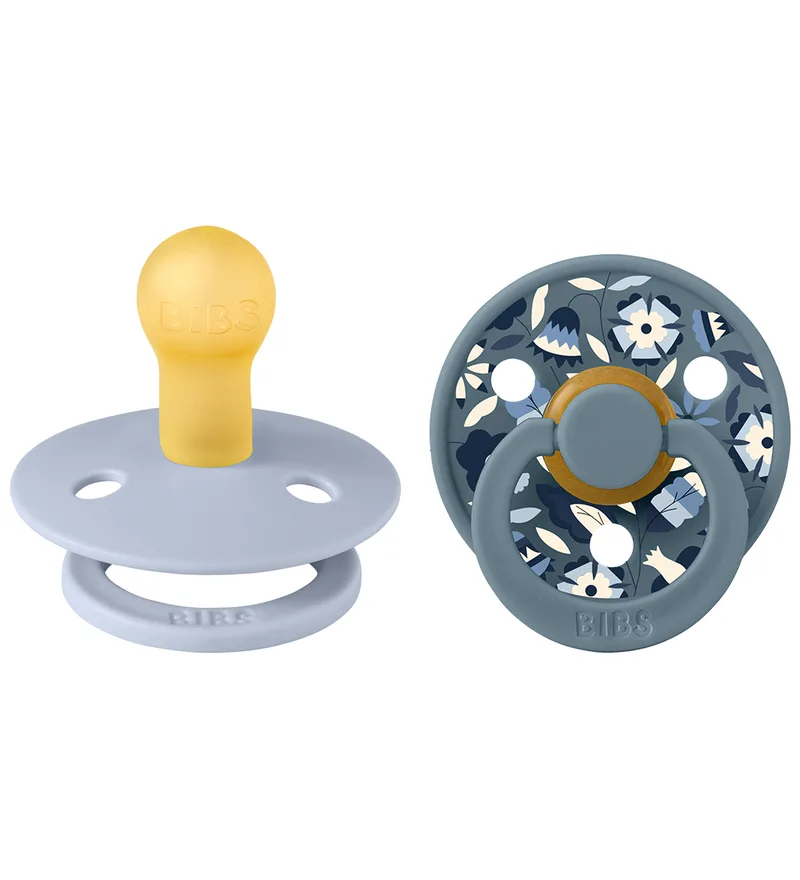 X Liberty Colour Fopspenen - 2-pack - Maat 1 - Rond - Dusty de BIBS – photo produit