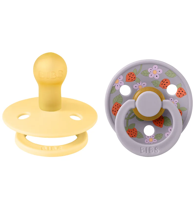 X Liberty Colour Fopspenen - 2-pack - Maat 1 - Rond - Pijnl van BIBS – productfoto