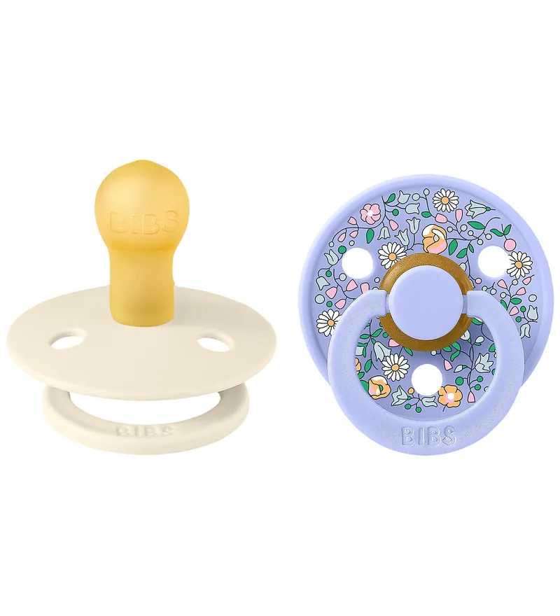 x Liberty Colour Fopspenen - Maat 1 - Rond - 2-pack - Chloe by BIBS – product photo