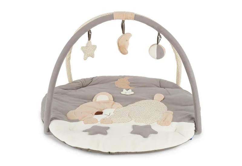 Baby Gym Krabbeldecke mit Spielbogen Baby90 cm spieldecke van Bieco in Grijs – productfoto