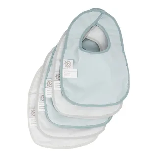 Bieco 5er-Pack Lätzchen van Bieco in Grijs, 29 × 21 mm – productfoto 1 van 3