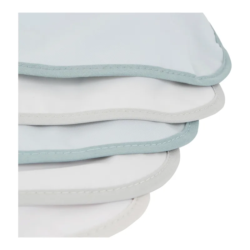 Bieco 5er-Pack Lätzchen van Bieco in Grijs, 29 × 21 mm – productfoto 2 van 3