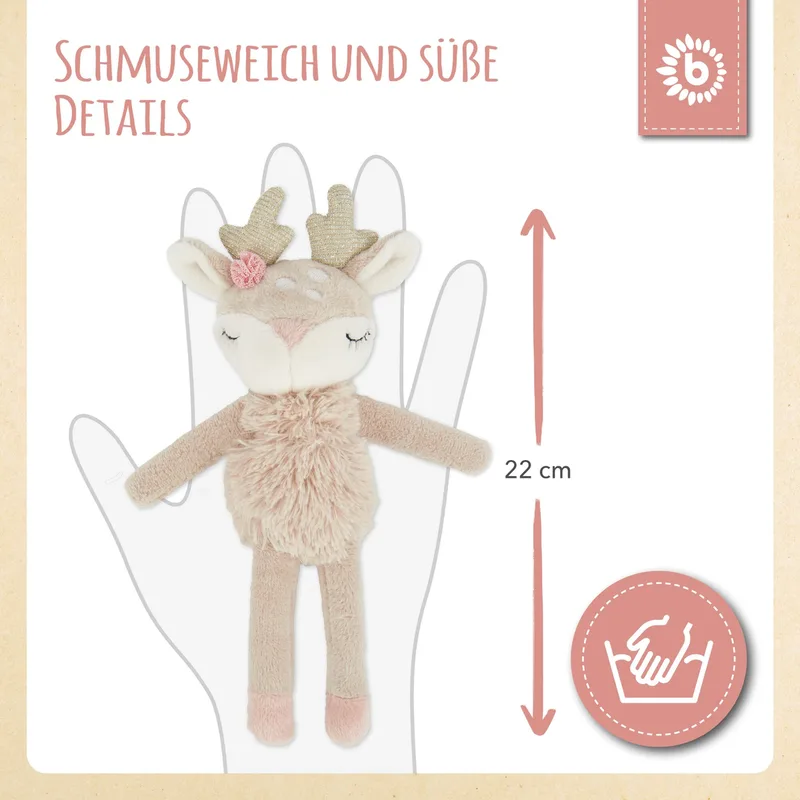 Speelfiguur Hert Ella Met Rammelaar van Bieco – productfoto 2 van 3