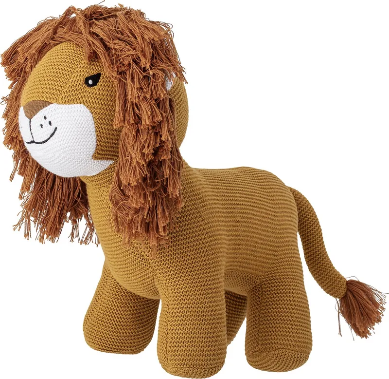 Knuffel Leeuw Knuffel Hilario | Bloomingville Mini van Bloomingville Mini in Bruin – productfoto