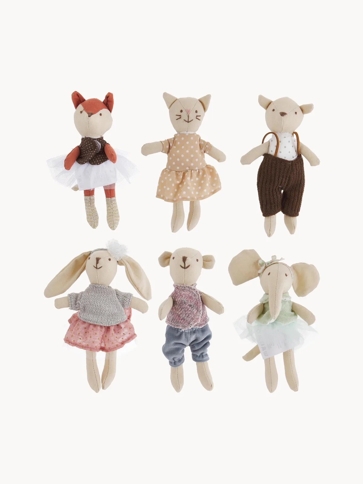Knuffels Friends, 6-delig de Bloomingville Mini – photo produit