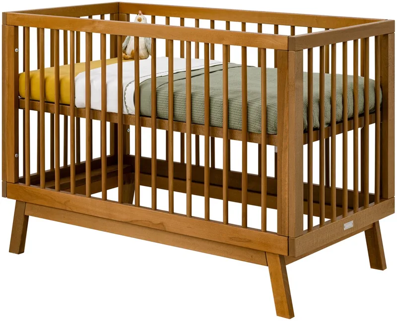 Kaleo Ledikant - 60 x 120 cm - Dune / Rose Wood de Bopita en Bruin – photo produit