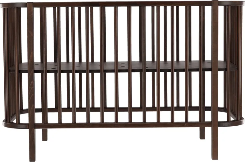 Milo Ledikant - 60 x 121 cm - Dark Walnut fra Bopita i Walnoot – produktbillede