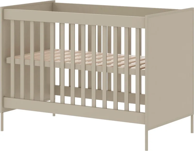 ® Baby Bed / Ledikant Belmond 60x120 cm Verstelbare Bodem - Clay by Born Lucky in Belmond Clay – product photo