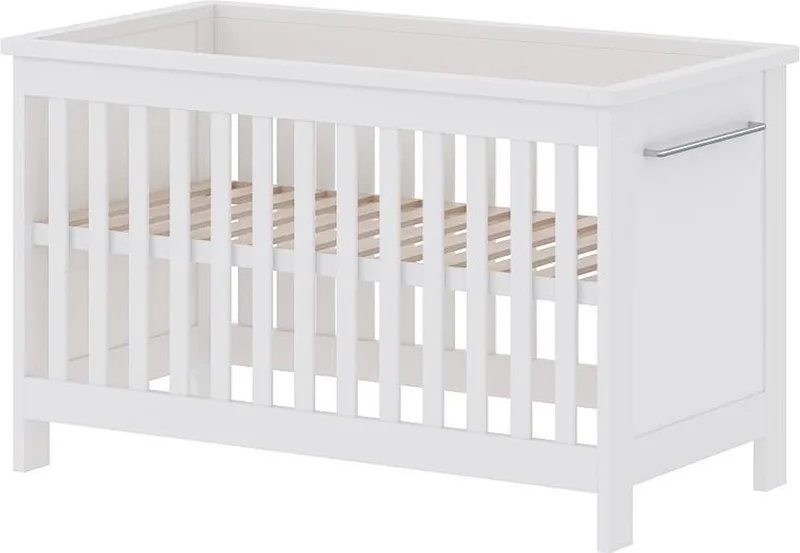® Baby Bed / Ledikant Noël verstelbare bodem 60x120 cm - Wit by Born Lucky in Noël Wit – product photo