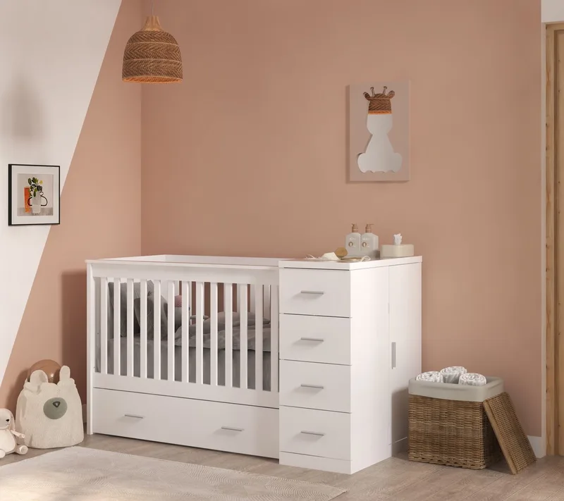 Combi Ledikant Memphis by Born Lucky in White – product photo