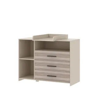 ® Commode / Verzorgingstafel Baby Noah - Clay & Oak fra Born Lucky i Noah Clay & Oak – produktbillede 4 af 4