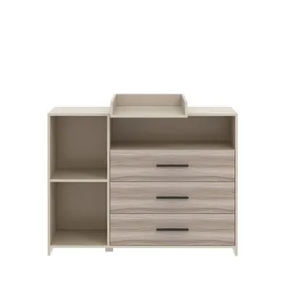 ® Commode / Verzorgingstafel Baby Noah - Clay & Oak fra Born Lucky i Noah Clay & Oak – produktbillede 3 af 4