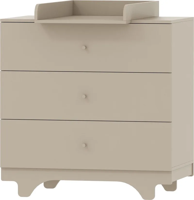 ® Commode / Verzorgingstafel Baby Rome - Clay by Born Lucky in Rome Beige – product photo