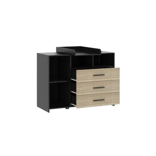 ® Commode Zwart Reno fra Born Lucky i Reno Zwart, Eiken – produktbillede 3 af 3