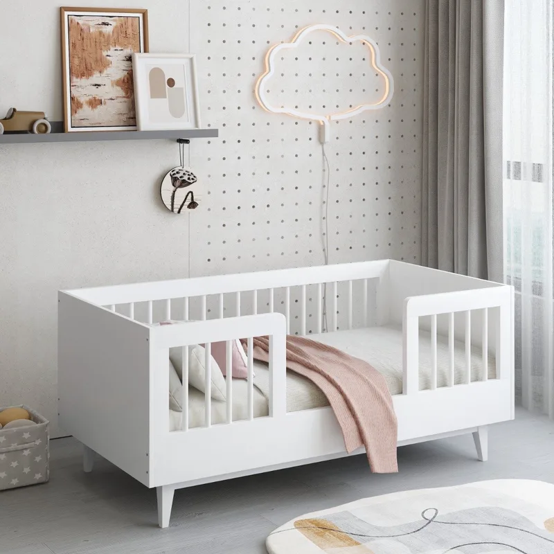 Peuterbed Timo 70 x 140 cm by Born Lucky in White – product photo