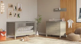 Stanton Commode Babykamer / Dressoir - 100 x 55 x 91 cm - Biscotti fra Born Lucky i Brun – produktbillede 4 af 4