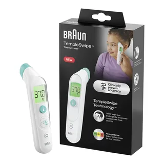 Stirn-Thermometer TempleSwipe BST200 by Braun in White, 13,7 × 21,8 × 5,1 mm – product photo 1 of 5
