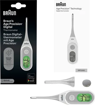 Thermometer - Leeftijdprecisie PRT200 fra Braun – produktbillede 4 af 4