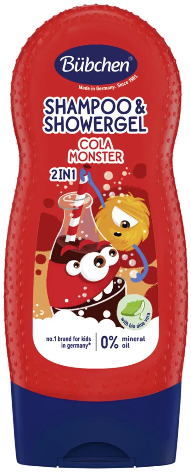 Bübchen 2in1 Shampoo & Douchegel Cola Monster 230 ml