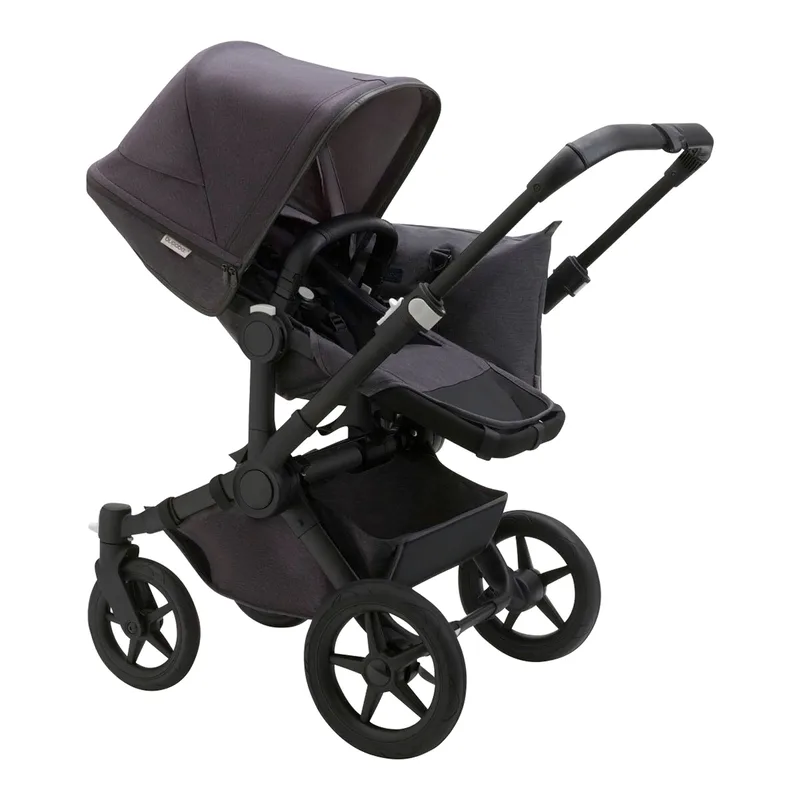 Donkey 5 Kombikinderwagen Mineral Collection by Bugaboo in Black, 80 × 60 × 118 mm – product photo